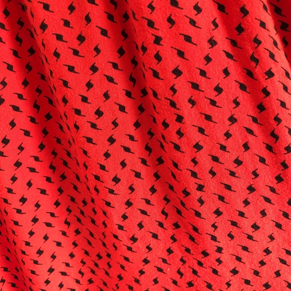 I LOVE HB1 burnt orange button up 3/4 sleeve dress - Picture 5 of 10